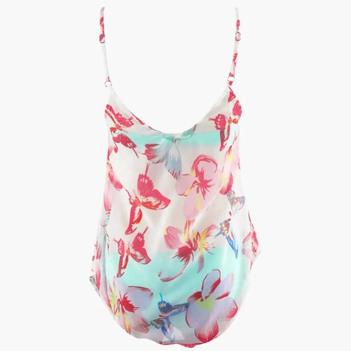 Women’s Tropical Print Tankini Swimsuit Set