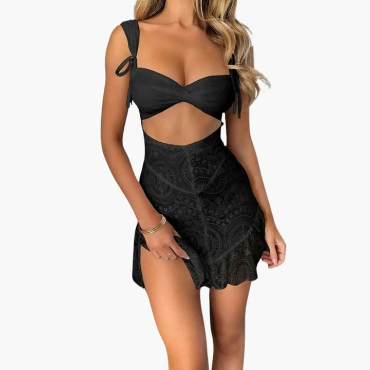 Women’s Two-Piece Matching Set – Short Sleeve Round Neck Top and Bottom