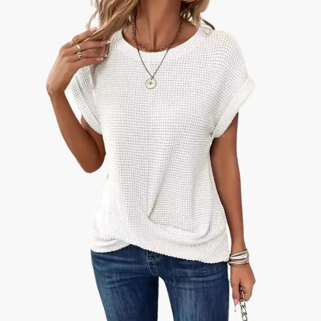 Women’s U-Boat Neck Short Sleeve T-Shirt