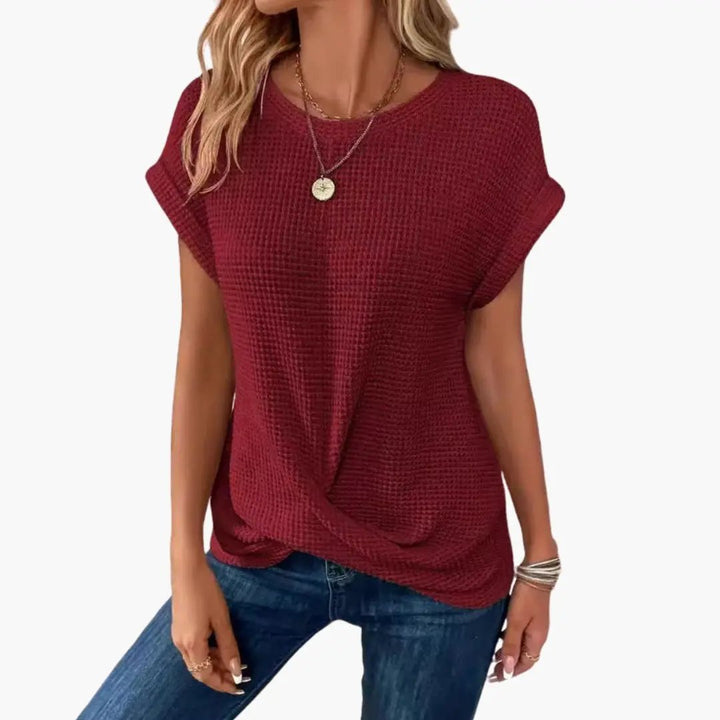 Women’s U-Boat Neck Short Sleeve T-Shirt