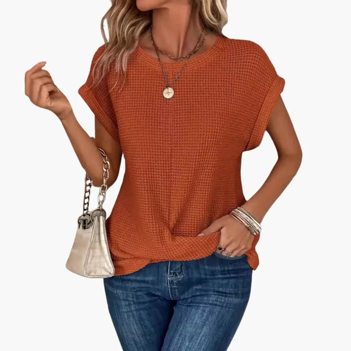 Women’s U-Boat Neck Short Sleeve T-Shirt