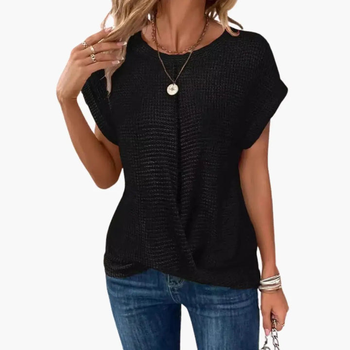 Women’s U-Boat Neck Short Sleeve T-Shirt