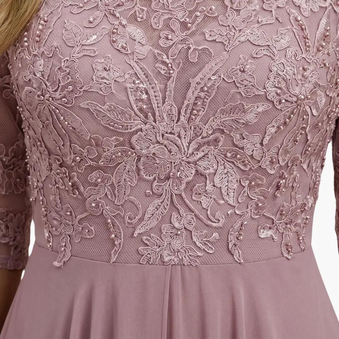Women’s Round Neck High Waist Midi Dress