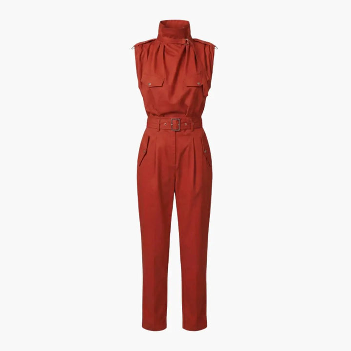 Women’s Straight Leg Jumpsuit without Sleeves