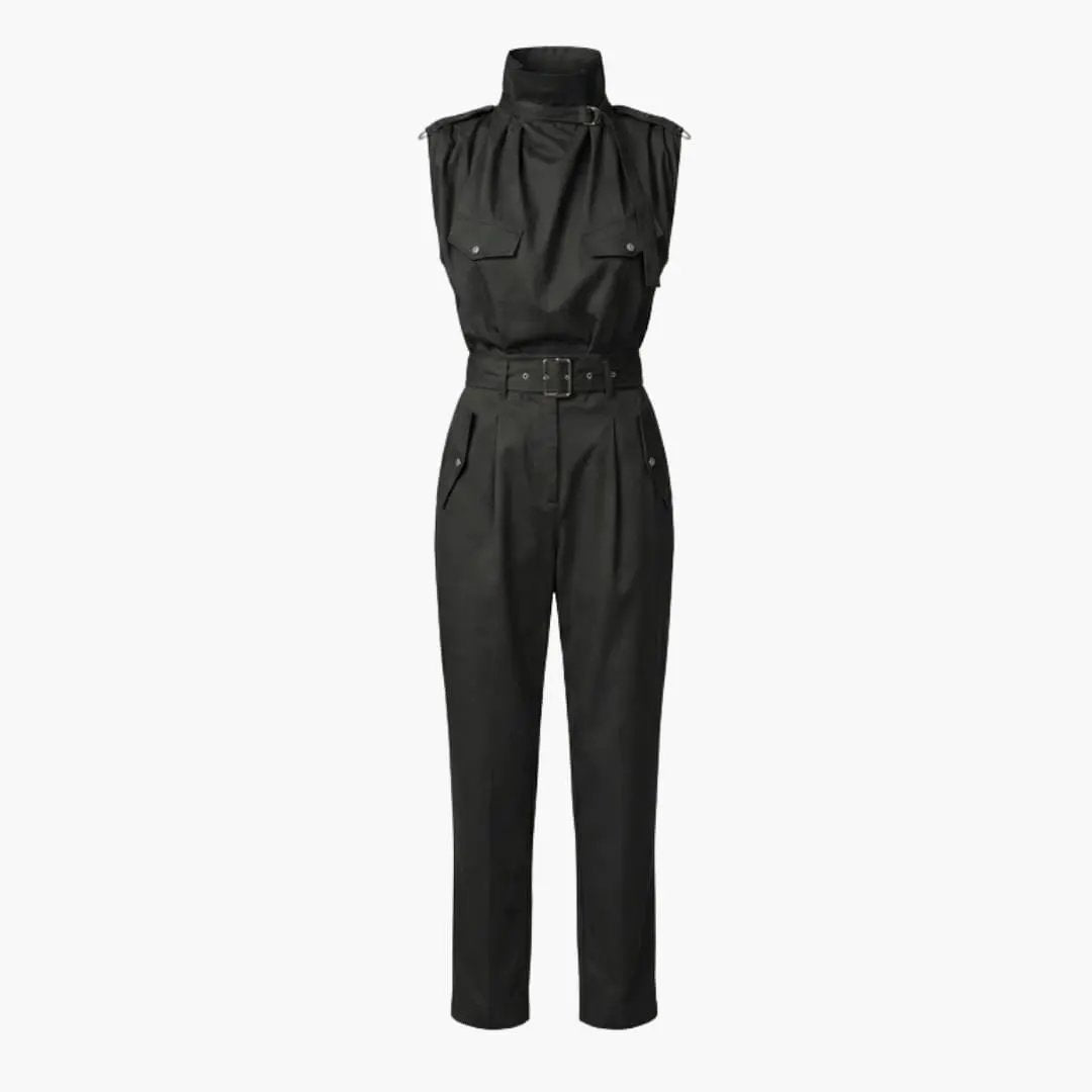 Women’s Straight Leg Jumpsuit without Sleeves